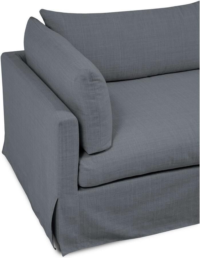 Andas 3-zitsbank Joucas Hoekbank Breedte 244 cm extra diepe zitting met vezelbalvulling voor meer zitcomfort (1 stuk)