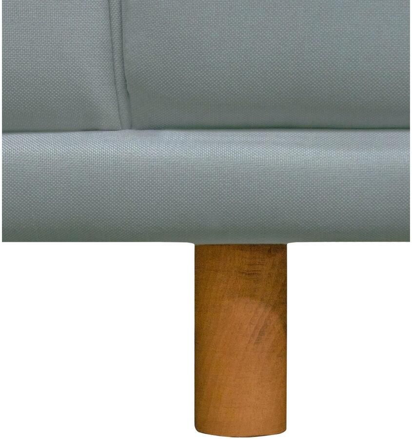 Andas 3-zitsbank Maroon in een scandinavisch design met losse kussens