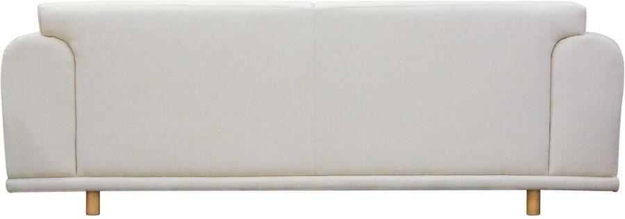 Andas 3-zitsbank Maroon in een scandinavisch design met losse kussens - Foto 6