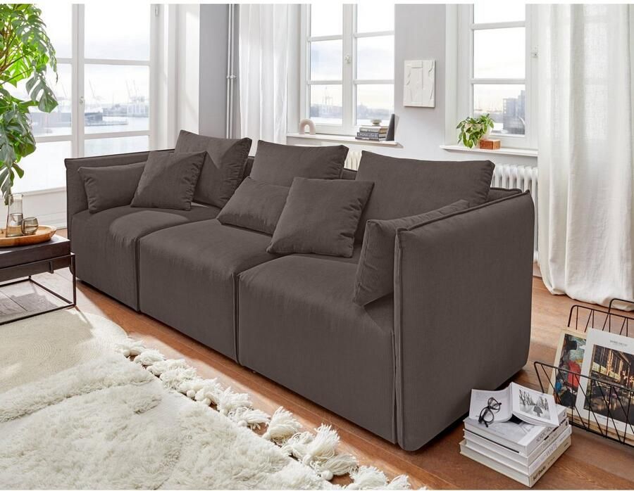 Andas 3-zitsbank Nöre 3 delen in vele stofkwaliteiten en kleuren. zie ook "nöre" (3-delig)