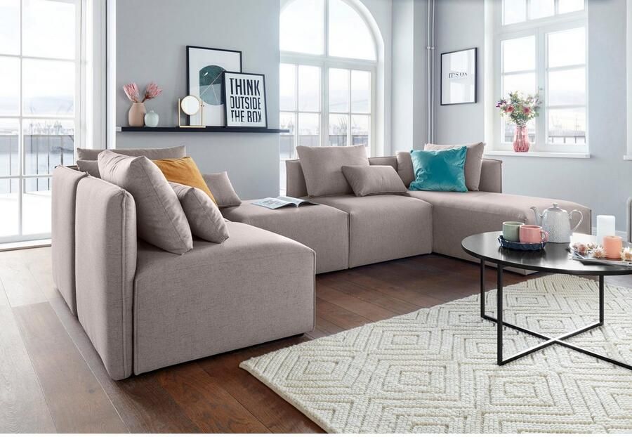 Andas Fauteuil Nöre Modulair om samen te stellen in vele stofkwaliteiten en kleuren - Foto 3