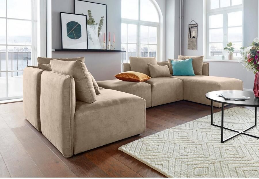 Andas 3-zitsbank Nöre 3 delen in vele stofkwaliteiten en kleuren. zie ook "nöre" (3-delig)