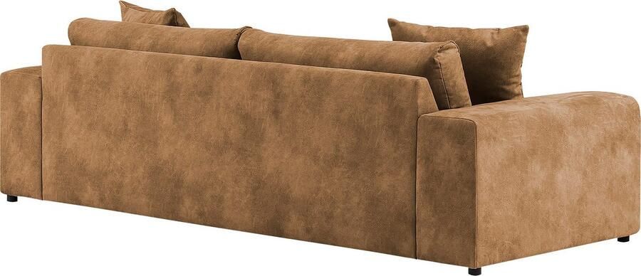 Home affaire 3-zitsbank SLEETLAND XXL in fluweel of vintage lederlook - Foto 8