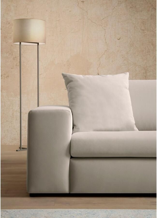 Andas 3-zitsbank SLEETLAND XXL in fluweel of vintage lederlook