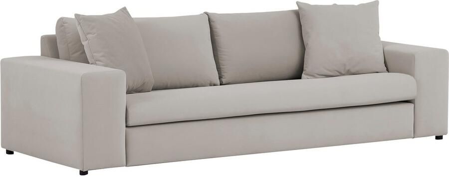 Andas 3-zitsbank SLEETLAND XXL in fluweel of vintage lederlook - Foto 5