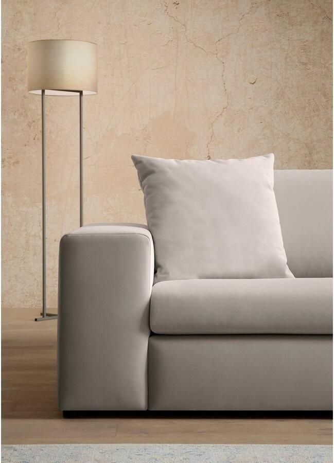 Andas 3-zitsbank SLEETLAND XXL in fluweel of vintage lederlook