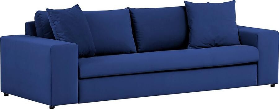 Andas 3-zitsbank SLEETLAND XXL in fluweel of vintage lederlook - Foto 5