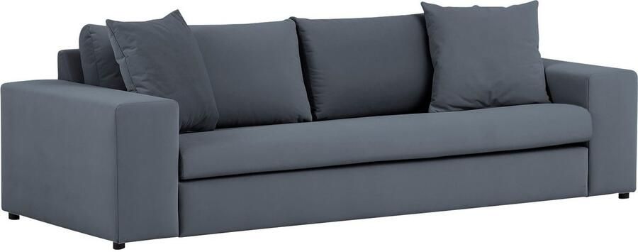 Andas 3-zitsbank SLEETLAND XXL in fluweel of vintage lederlook - Foto 4