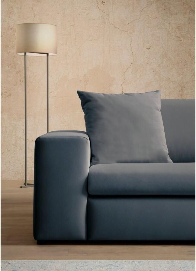 Andas 3-zitsbank SLEETLAND XXL in fluweel of vintage lederlook