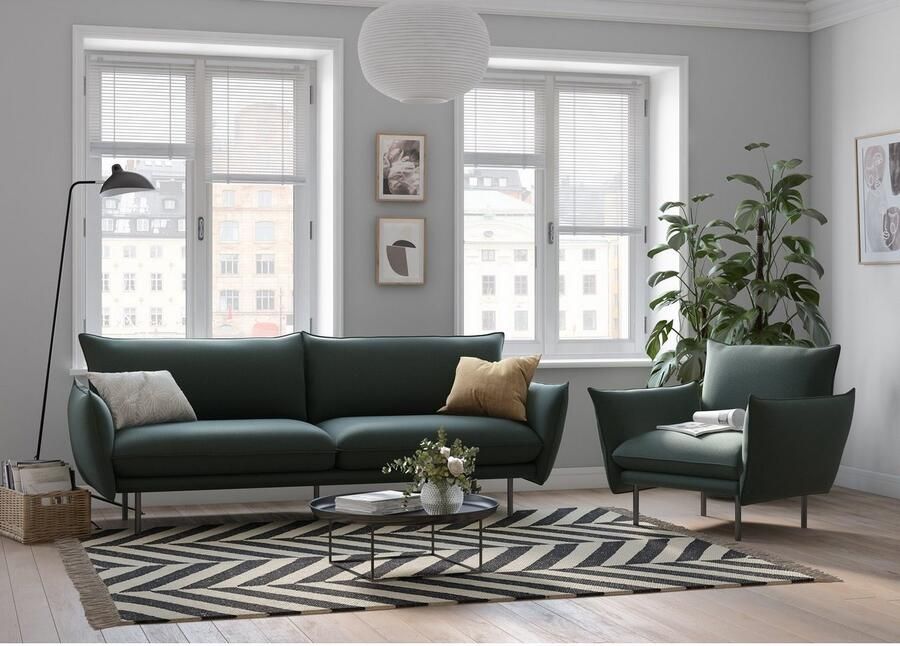 Andas Fauteuil Stine cocktailstoel Bijzonder design door kussen-look en opstaande naad by Morten Georgsen - Foto 2