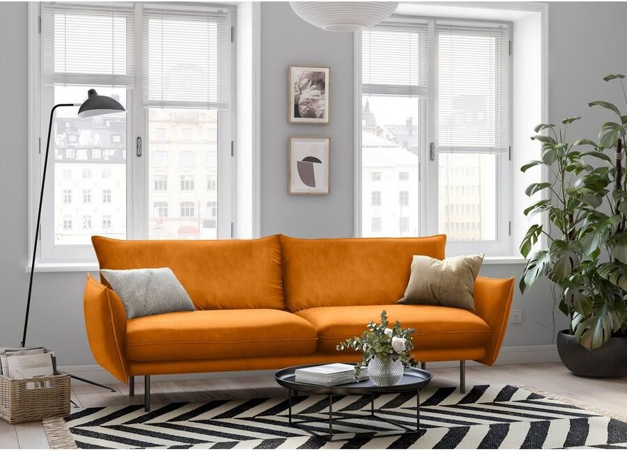 Andas 3-zitsbank Stine Bijzonder design door kussen-look en opstaande naad by Morten Georgsen - Foto 2