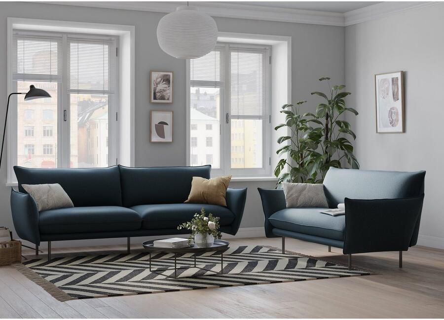 Andas 3-zitsbank Stine Bijzonder design door kussen-look en opstaande naad by Morten Georgsen - Foto 3
