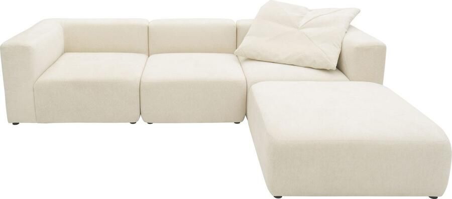 Andas 3-zitsbank Utvik kan individueel worden samengesteld Modulsofa bestaande uit 2 hoekelementen 1 middenstuk en 1 poef - Foto 2