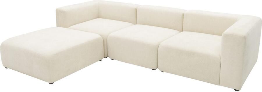 Andas 3-zitsbank Utvik kan individueel worden samengesteld Modulsofa bestaande uit 2 hoekelementen 1 middenstuk en 1 poef - Foto 5