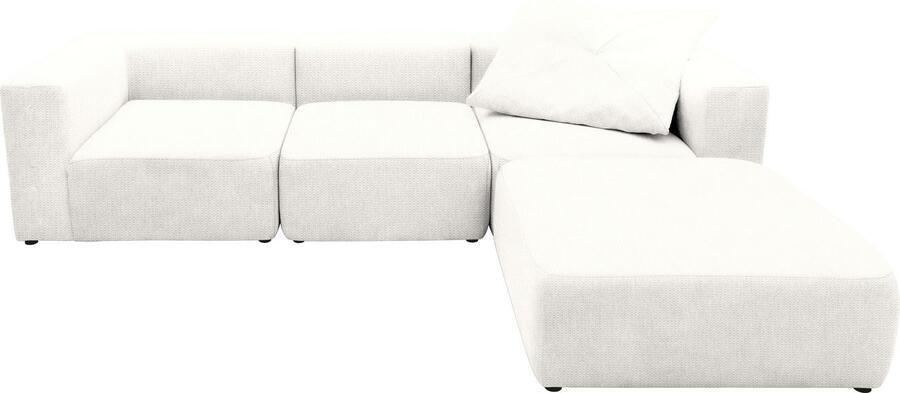 Andas 3-zitsbank Utvik kan individueel worden samengesteld Modulsofa bestaande uit 2 hoekelementen 1 middenstuk en 1 poef - Foto 3