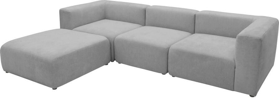 Andas 3-zitsbank Utvik kan individueel worden samengesteld Modulsofa bestaande uit 2 hoekelementen 1 middenstuk en 1 poef - Foto 5