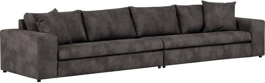 Home affaire 4-zitsbank SLEETLAND XXL in fluweel of vintage lederlook - Foto 7