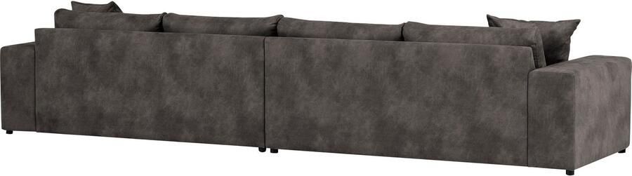 Home affaire 4-zitsbank SLEETLAND XXL in fluweel of vintage lederlook - Foto 8