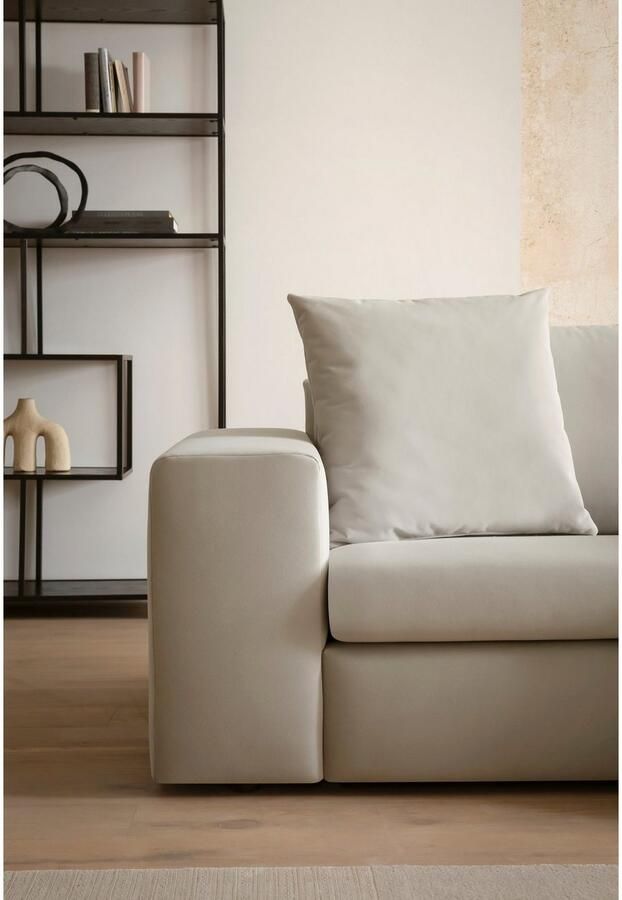 Andas 4-zitsbank SLEETLAND XXL in fluweel of vintage lederlook - Foto 2