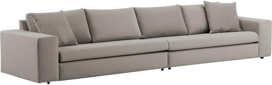 Home affaire 4-zitsbank SLEETLAND XXL in fluweel of vintage lederlook - Foto 7