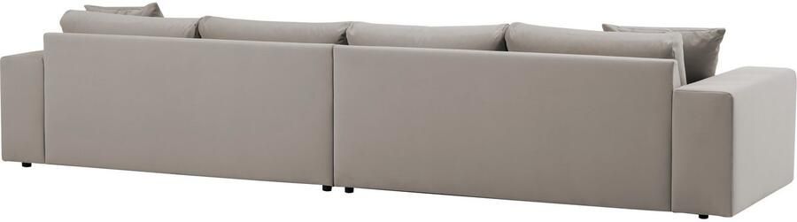 Home affaire 4-zitsbank SLEETLAND XXL in fluweel of vintage lederlook - Foto 8
