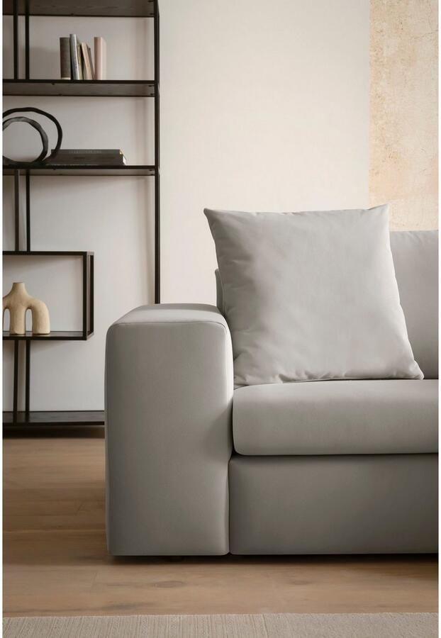 Andas 4-zitsbank SLEETLAND XXL in fluweel of vintage lederlook - Foto 2