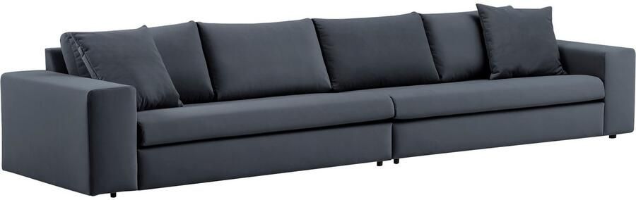 Home affaire 4-zitsbank SLEETLAND XXL in fluweel of vintage lederlook - Foto 7