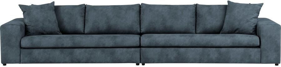 Andas 4-zitsbank SLEETLAND XXL in fluweel of vintage lederlook - Foto 7