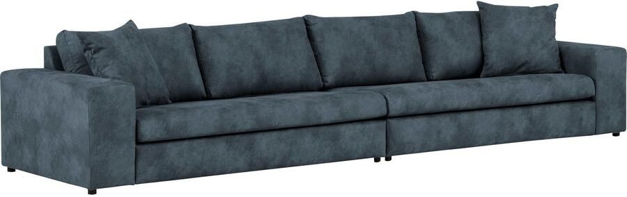 Andas 4-zitsbank SLEETLAND XXL in fluweel of vintage lederlook - Foto 5