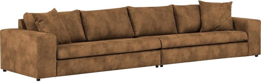 Home affaire 4-zitsbank SLEETLAND XXL in fluweel of vintage lederlook - Foto 7