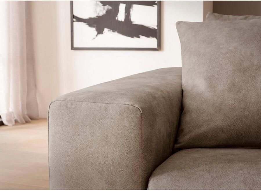 Andas 4-zitsbank SLEETLAND XXL in fluweel of vintage lederlook - Foto 2