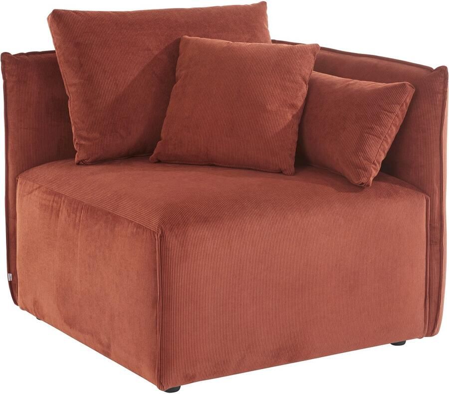 Andas Bank-hoekelement Nöre Modulair om samen te stellen in vele stofkwaliteiten en kleuren (1 stuk) - Foto 2