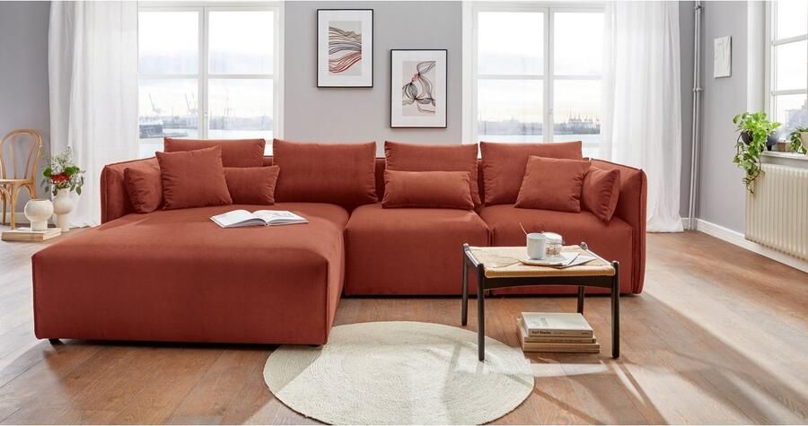 Andas Bank-hoekelement Nöre Modulair om samen te stellen in vele stofkwaliteiten en kleuren (1 stuk) - Foto 7