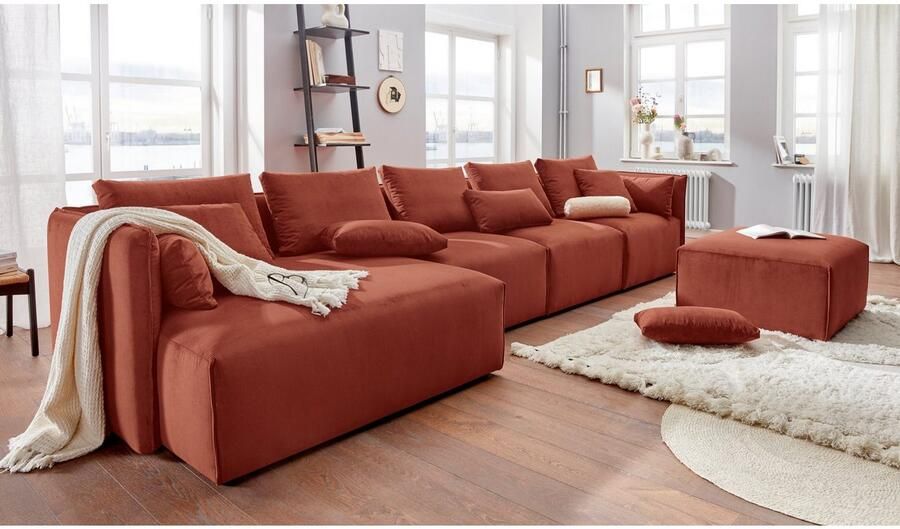 Andas Bank-hoekelement Nöre Modulair om samen te stellen in vele stofkwaliteiten en kleuren (1 stuk) - Foto 5