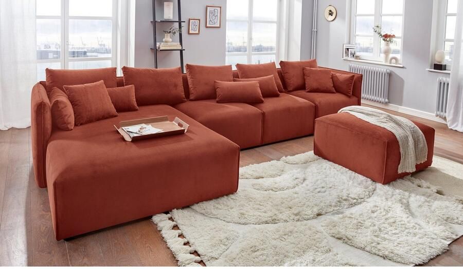 Andas Bank-hoekelement Nöre Modulair om samen te stellen in vele stofkwaliteiten en kleuren (1 stuk) - Foto 6