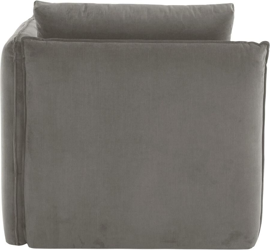 Andas Bank-hoekelement Nöre Modulair om samen te stellen in vele stofkwaliteiten en kleuren (1 stuk)