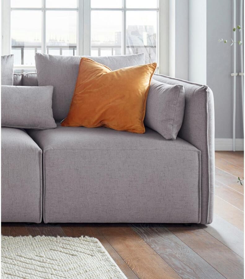 Andas Bank-hoekelement Nöre Modulair om samen te stellen in vele stofkwaliteiten en kleuren (1 stuk) - Foto 3