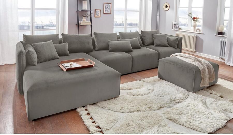 Andas Bank-hoekelement Nöre Modulair om samen te stellen in vele stofkwaliteiten en kleuren (1 stuk) - Foto 7