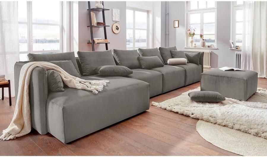 Andas Bank-hoekelement Nöre Modulair om samen te stellen in vele stofkwaliteiten en kleuren (1 stuk) - Foto 6