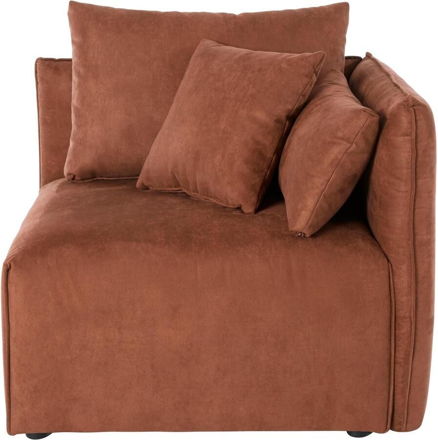 Andas Bank-hoekelement Nöre Modulair om samen te stellen in vele stofkwaliteiten en kleuren (1 stuk)