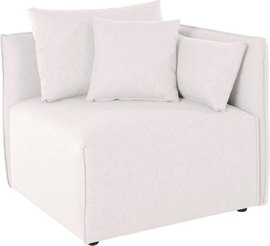 Andas Bank-hoekelement Nöre Modulair om samen te stellen in vele stofkwaliteiten en kleuren (1 stuk) - Foto 3