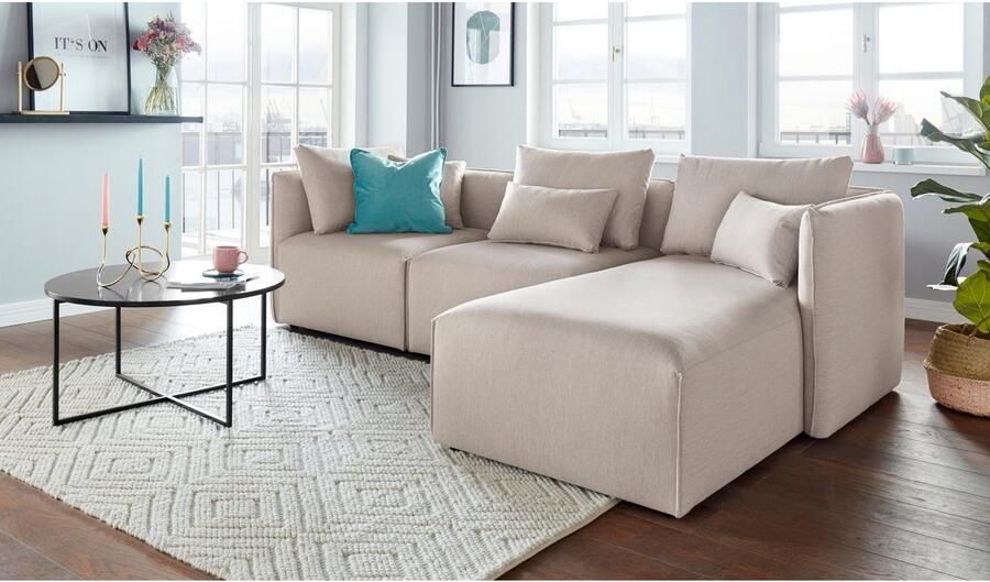 Andas Ottomane Nöre Modulair om samen te stellen in vele stofkwaliteiten en kleuren - Foto 8