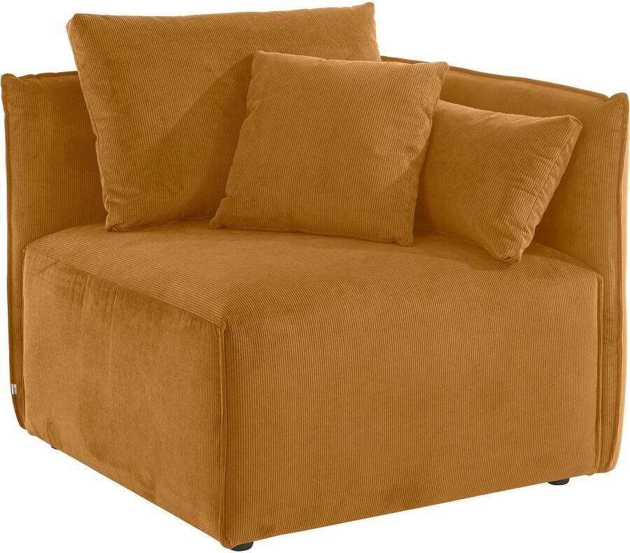 Andas Bank-hoekelement Nöre Modulair om samen te stellen in vele stofkwaliteiten en kleuren (1 stuk) - Foto 2