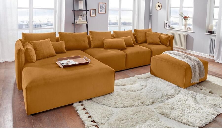 Andas Bank-hoekelement Nöre Modulair om samen te stellen in vele stofkwaliteiten en kleuren (1 stuk) - Foto 7