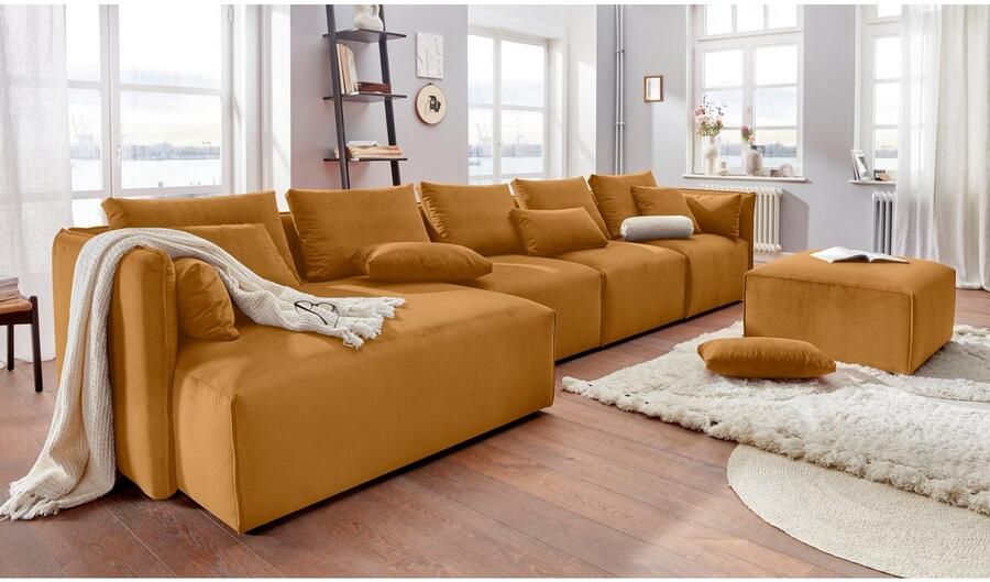 Andas Bank-hoekelement Nöre Modulair om samen te stellen in vele stofkwaliteiten en kleuren (1 stuk) - Foto 6