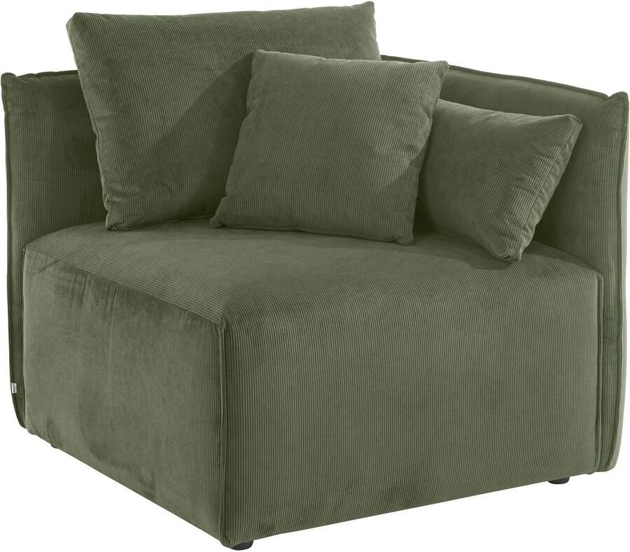 Andas Bank-hoekelement Nöre Modulair om samen te stellen in vele stofkwaliteiten en kleuren (1 stuk) - Foto 2