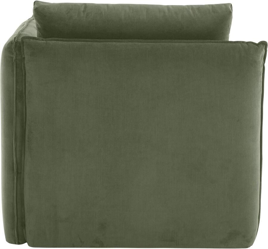 Andas Bank-hoekelement Nöre Modulair om samen te stellen in vele stofkwaliteiten en kleuren (1 stuk)