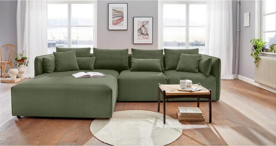 Andas Bank-hoekelement Nöre Modulair om samen te stellen in vele stofkwaliteiten en kleuren (1 stuk) - Foto 8