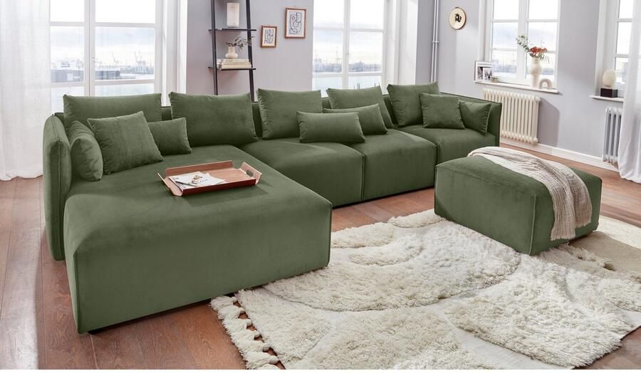 Andas Bank-hoekelement Nöre Modulair om samen te stellen in vele stofkwaliteiten en kleuren (1 stuk) - Foto 7