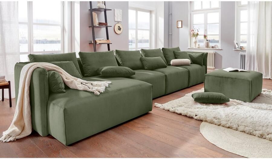 Andas Bank-hoekelement Nöre Modulair om samen te stellen in vele stofkwaliteiten en kleuren (1 stuk) - Foto 6